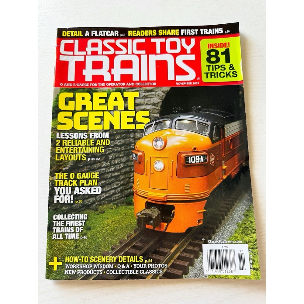 Classic Trading Ns Magazine O & S Gauge November 2019 Volume 32 Issue 7
